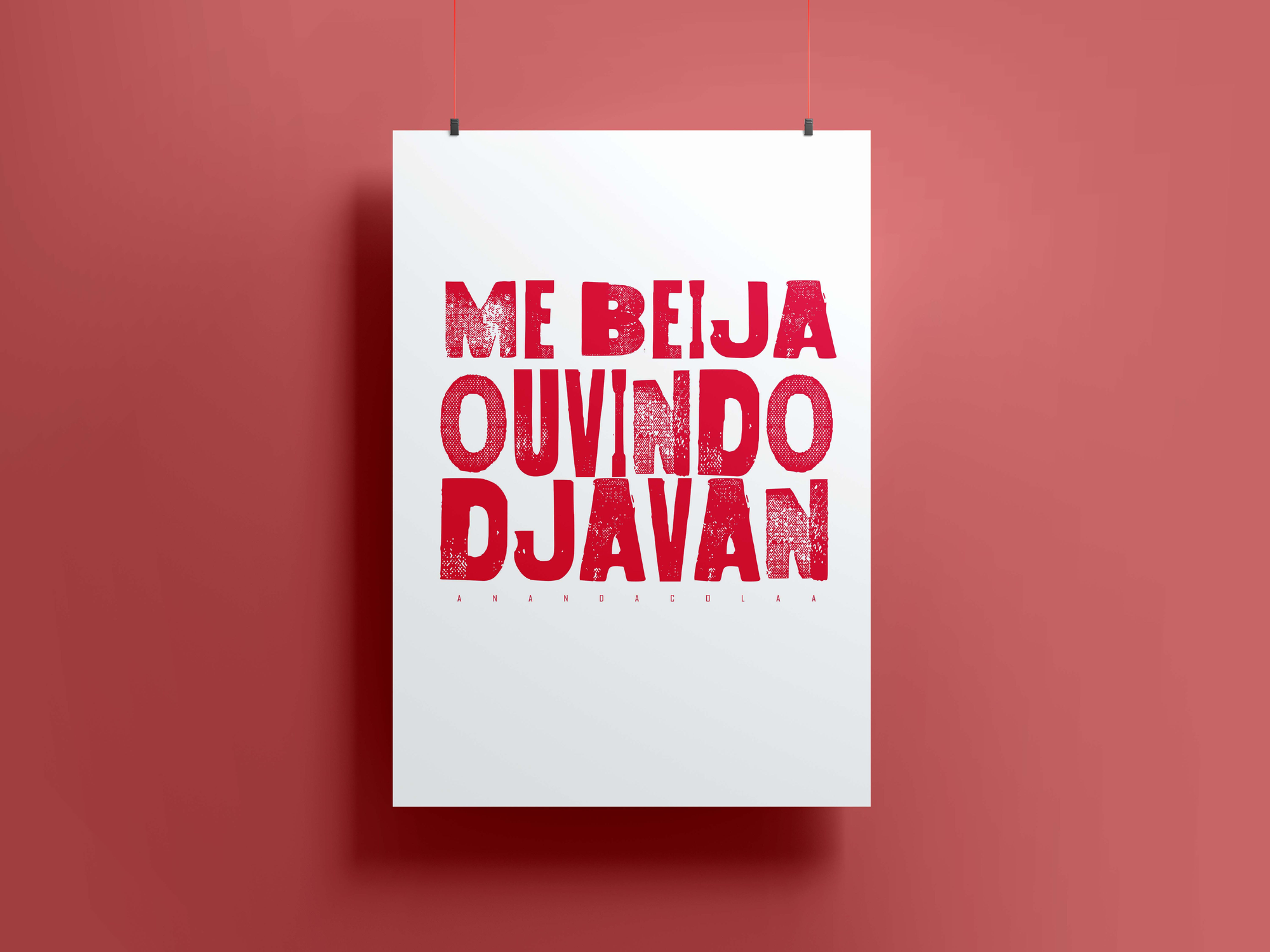 Arte - Me beija ouvindo Djavan