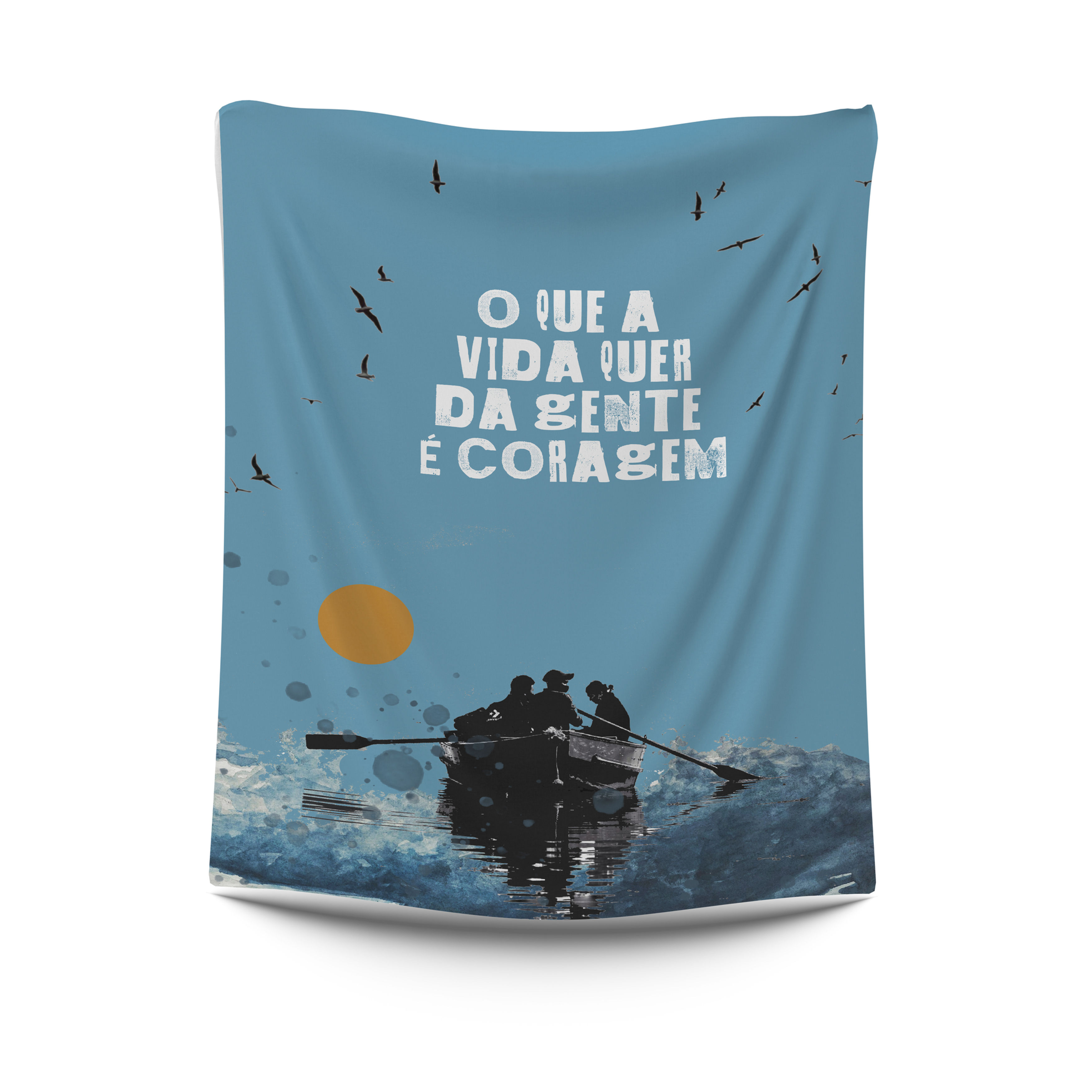Bandeira Decorativa - Coragem