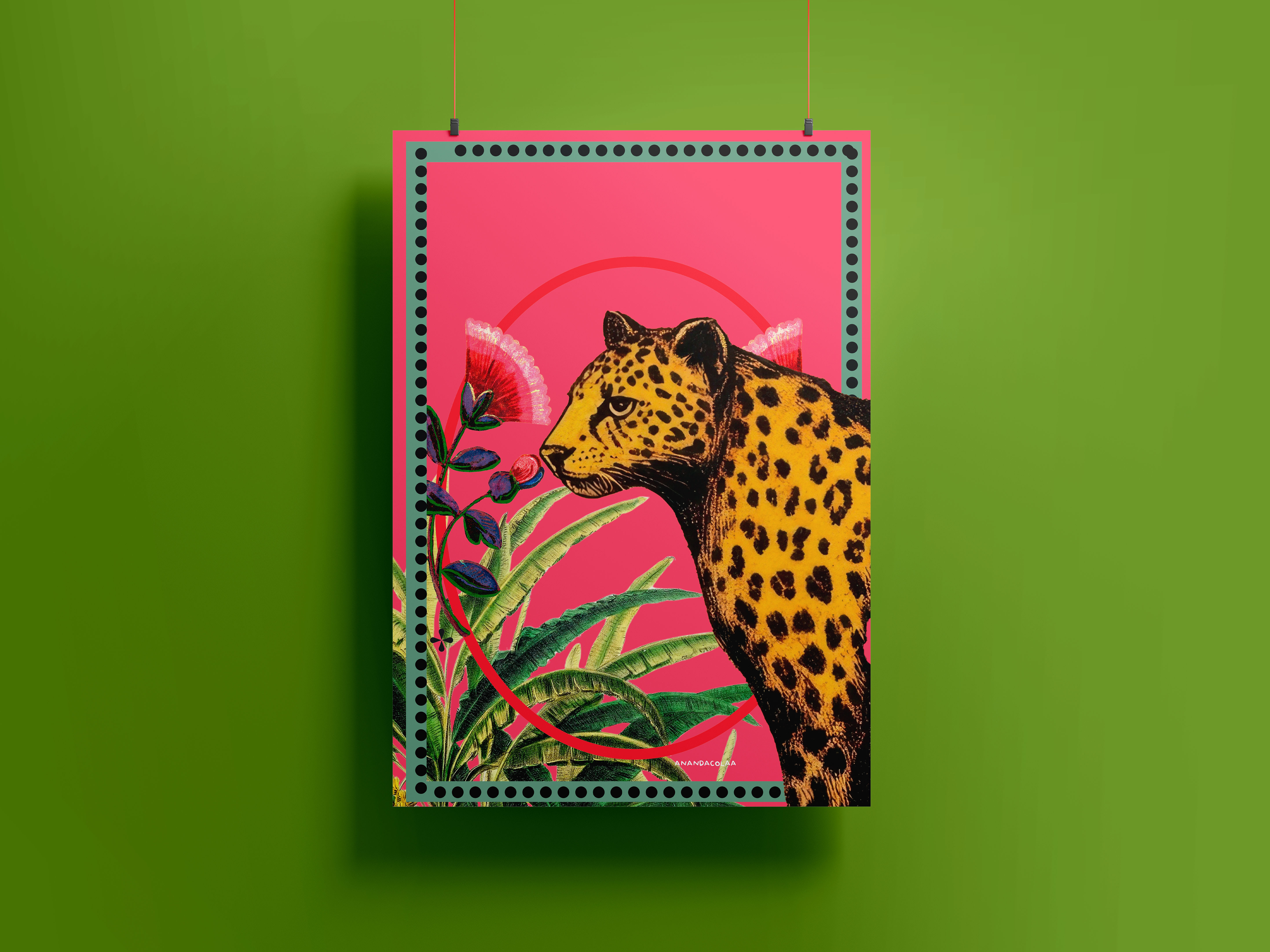 Arte  - A onça - Tropical