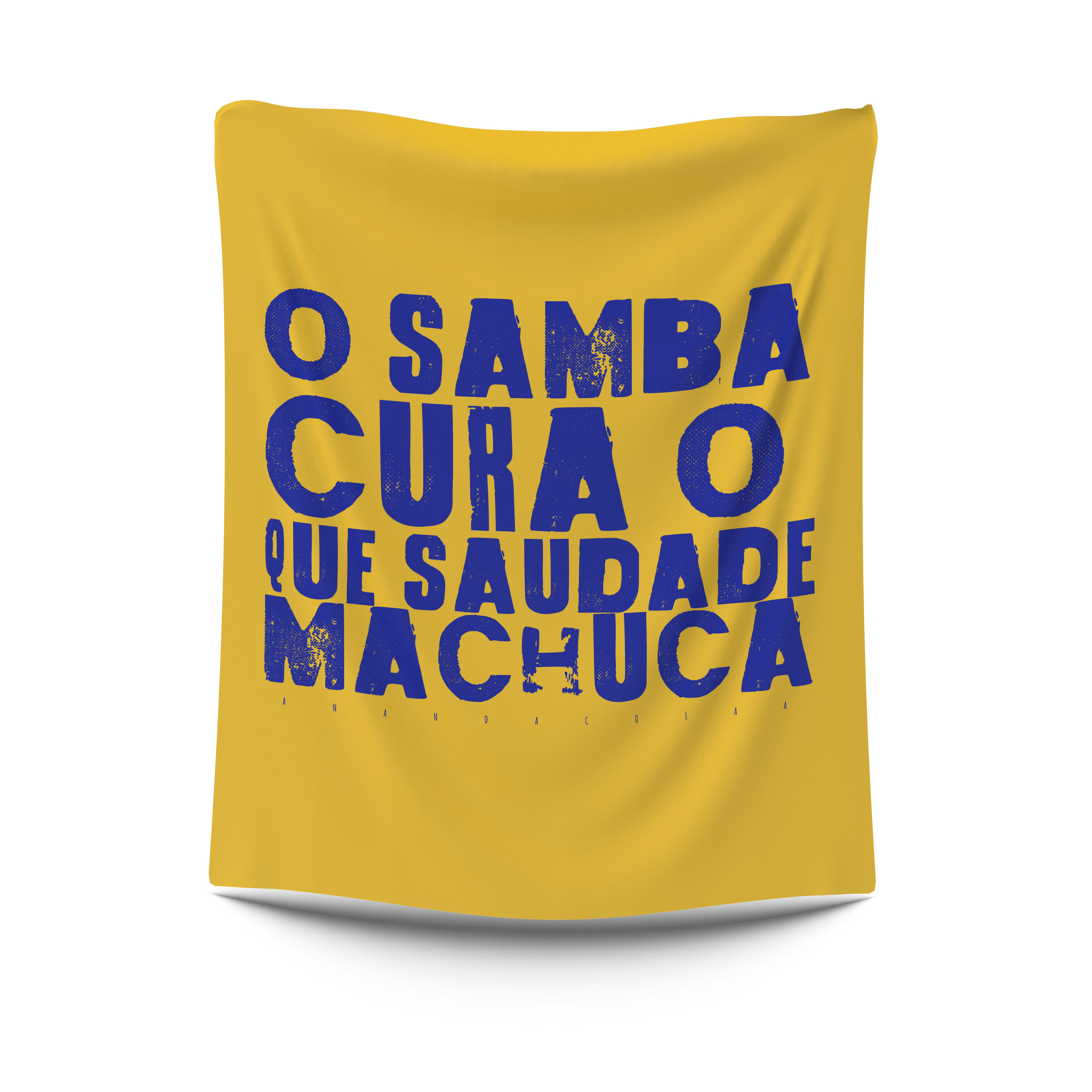 Bandeira Decorativa - Samba cura