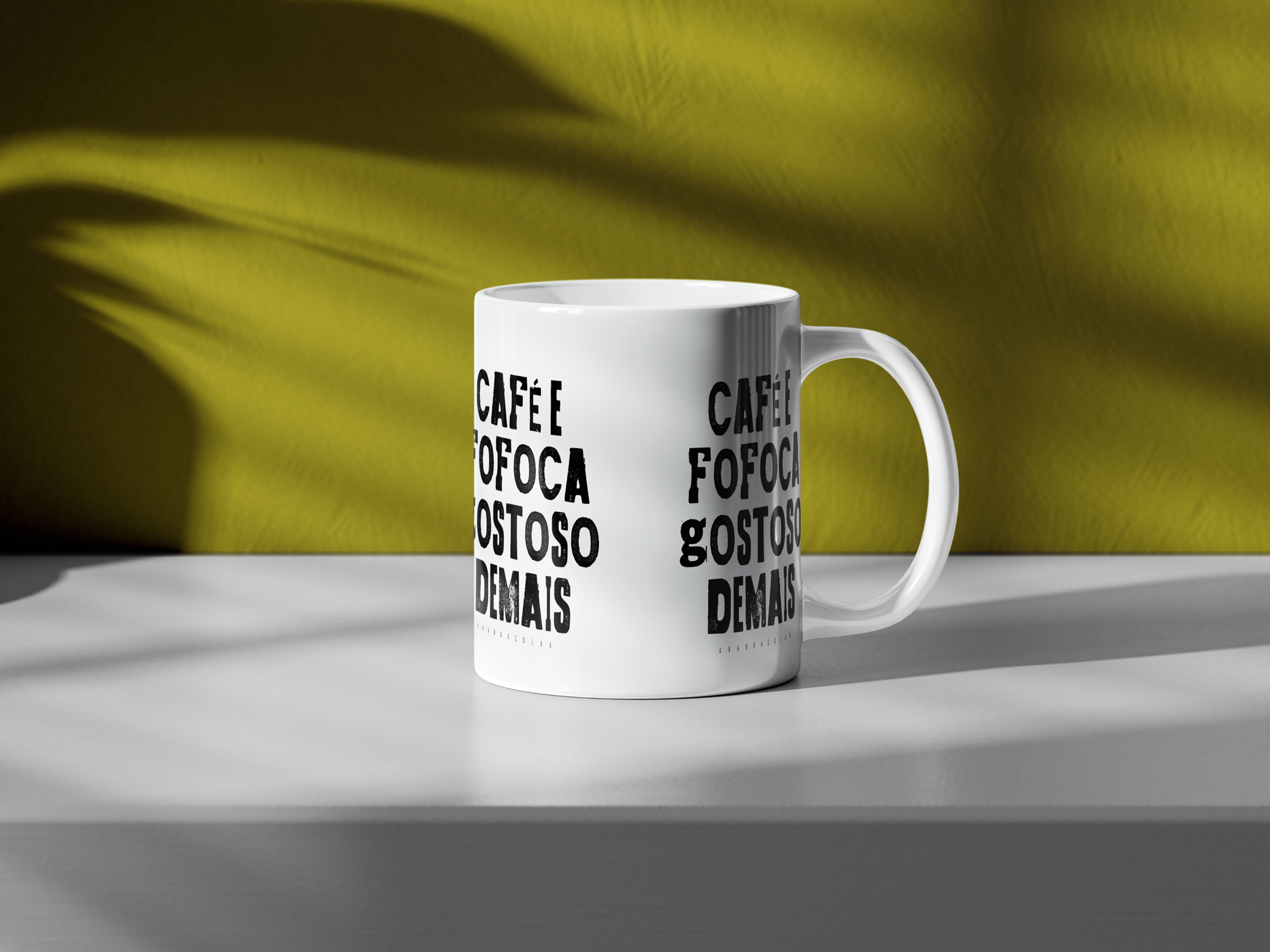 Caneca - Café e fofoca