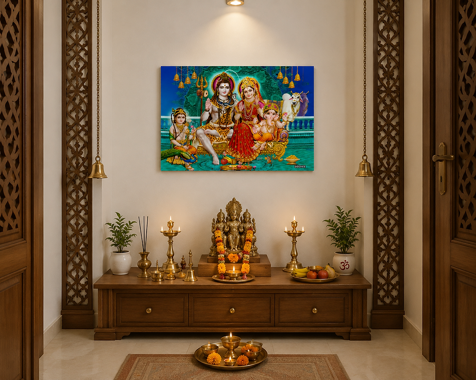 Thumbnail: Shiv Parivar Wall Poster