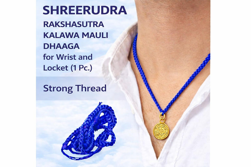 Thumbnail: strong sacred thread to be used as mauli kalawa or pendant thread