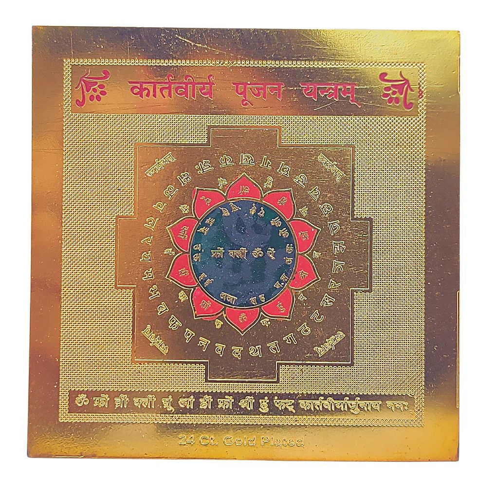 Kartavirya Poojan Yantra