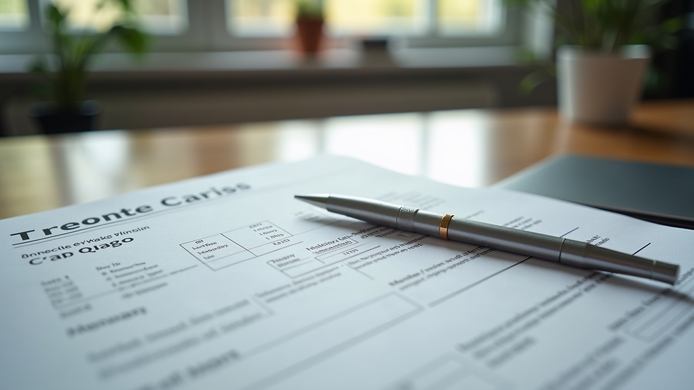 Close-up view of a certification course workbook and notes on a desk
