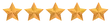 yellow-five-stars-quality-rating-icons-5-stars-icon-five-star-sign-rating-symbol-transpare