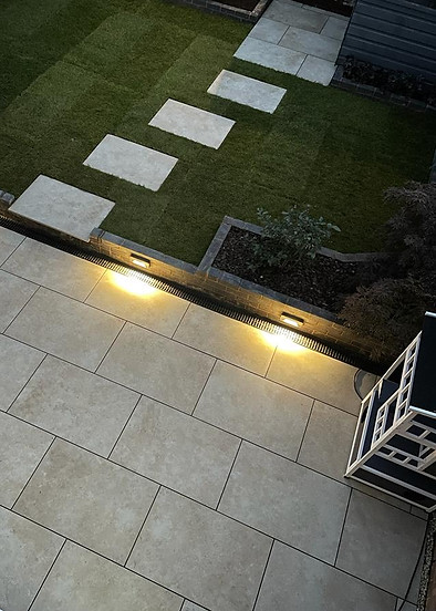 garden lighting sets the mood