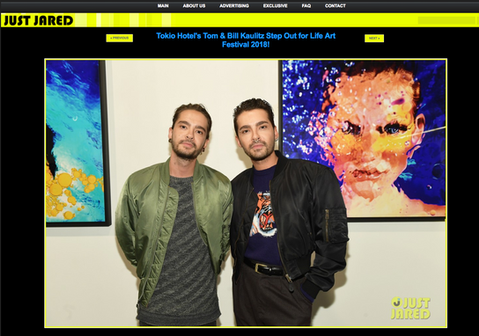 LifeArt Festival, Art exhibitions, Tokio Hotel's Tom & Bill Kaulitz, Pacific Design Center