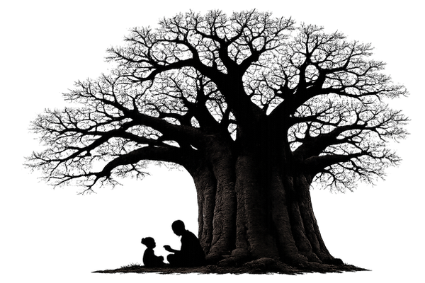African baobob tree symbolizing ancestral wisdom