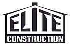 This is the Elite Construction Logo featuring black and white in the shape of a house