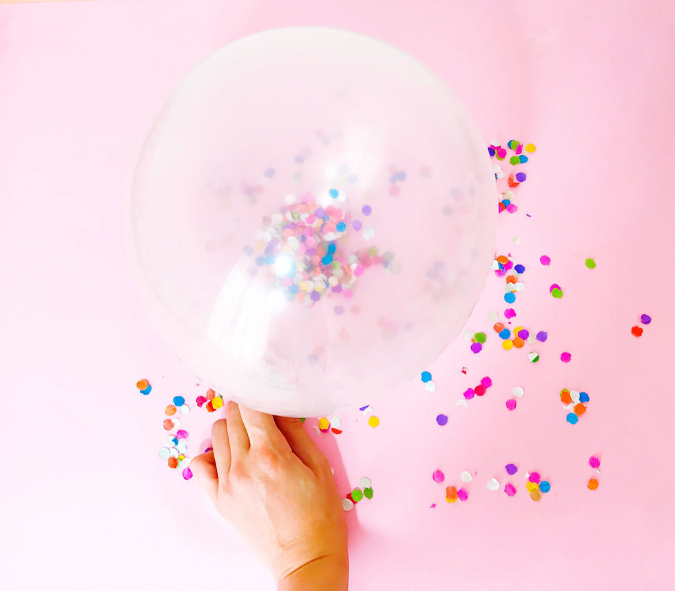 Ballon à confettis