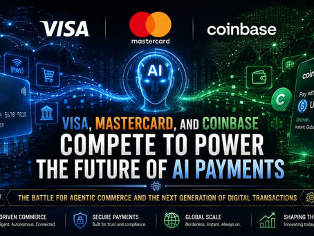 Visa, Mastercard, and Coinbase Compete to Power the Future of AI Payments