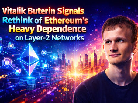 Vitalik Buterin Signals Rethink of Ethereum’s Heavy Dependence on Layer-2 Networks