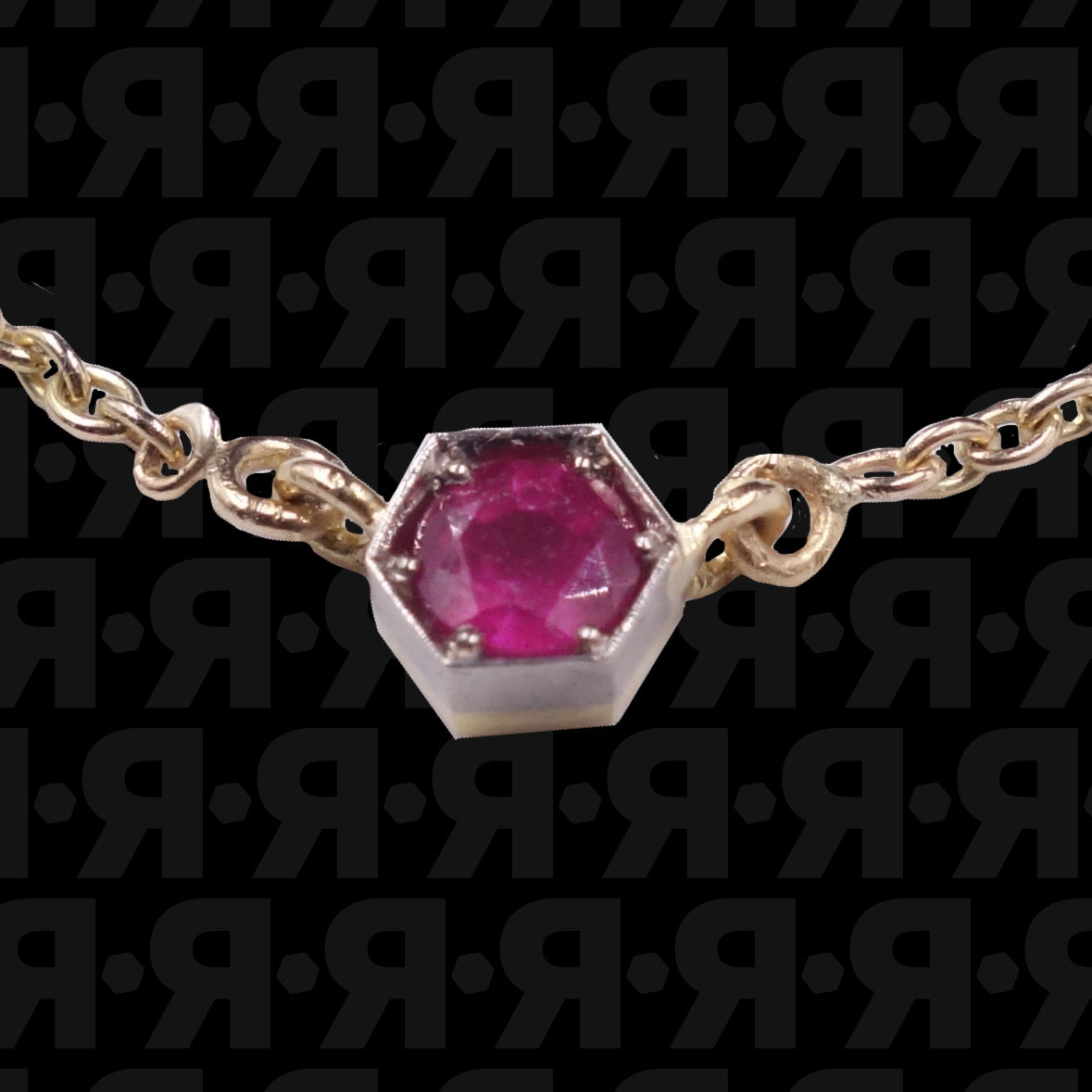 Collier rubis, bijoux de créateur, Я.OSE, la poésie des choses, Mr Bocage, collier