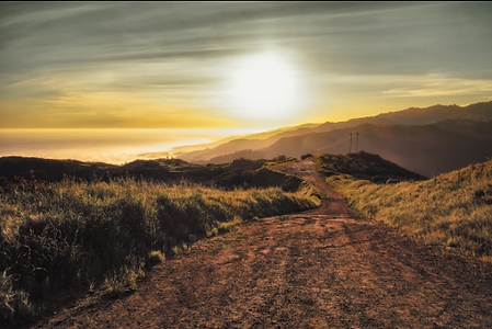 sunset meditation