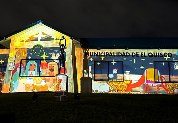 Video Mapping Navidad Municipalidad de El Quisco 2023