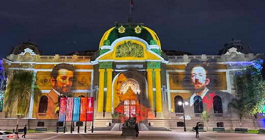 Video Mapping Noche de Los Museos Museo Nacional de Bellas Artes 2025