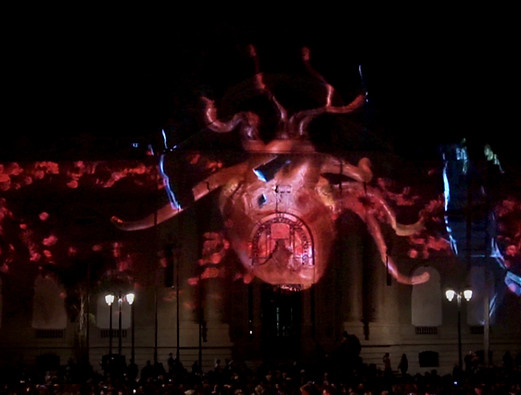 Video Mapping In/Pulso Museo Nacional de Bellas Artes KüzeFest 2017
