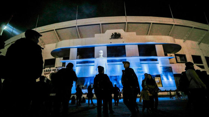 Luz para la Memoria_Video Mapping_Estadio Nacional_2019