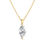 Thumbnail: Myla Marquise Cut 2ct Moissanite Solitaire Necklace