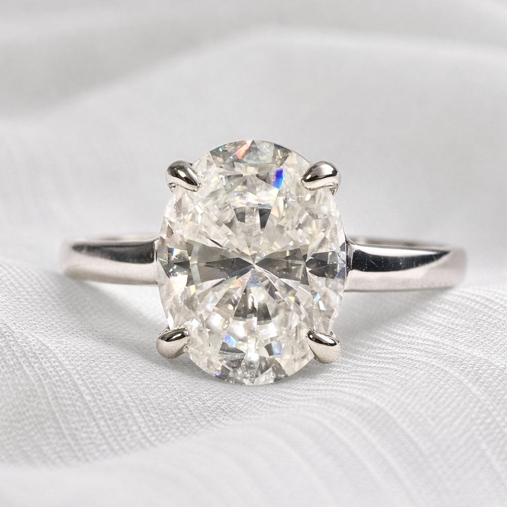 Signature Tori 2ct Oval Cut Cathedral Ring