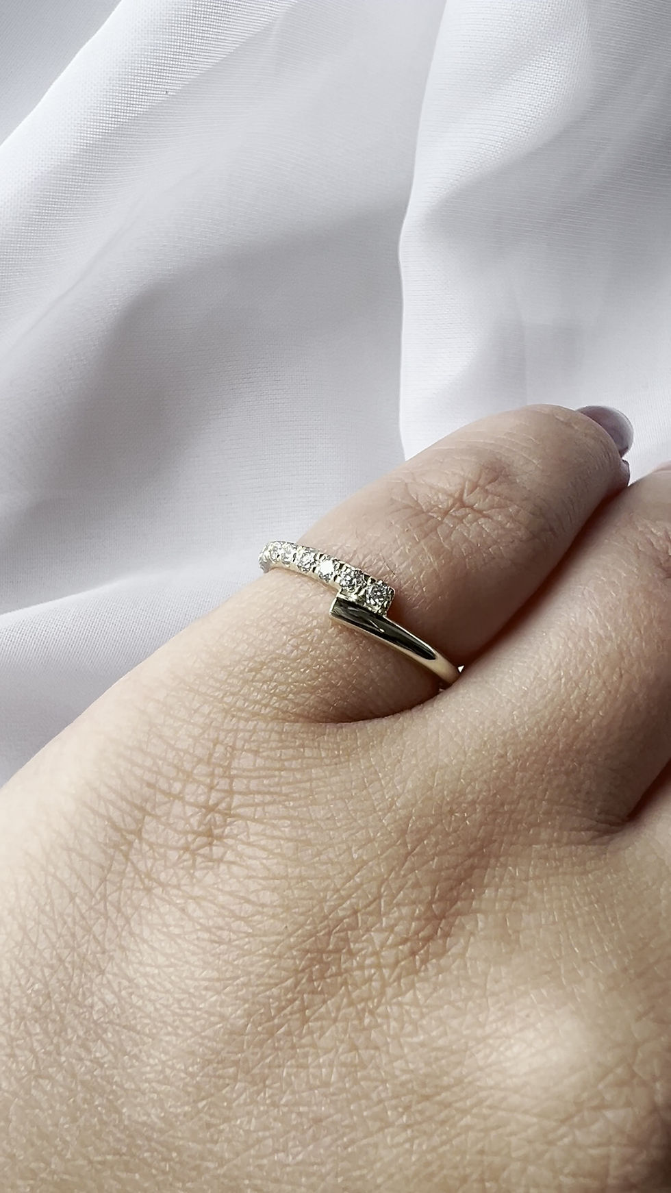 Thumbnail: Signature Twyla 0.33CTW Wrap Lab Grown Diamond Band