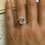Thumbnail: Signature Emmi 3ct Moissanite Emerald Cut Solitaire Ring Set