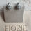 Thumbnail: Maisie 1ct Moissanite Pear Cut Halo Stud Earrings