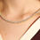 Thumbnail: Gemma 3mm Moissanite Tennis Travel Necklace