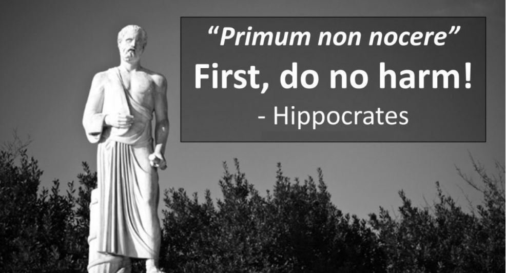 PRIMUM NON NOCERE first-do-no-harm-metawriting