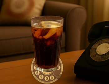 Thumbnail: Rotary Dial Phone RETRO Cork Coaster Set