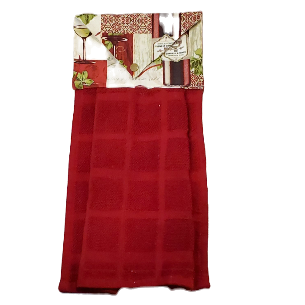 Hanging Kitchen Towel Wine