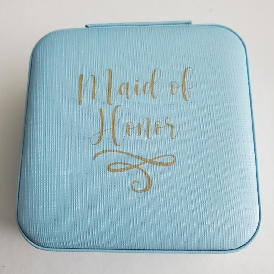 Bridesmaid Personalized Jewelry Box