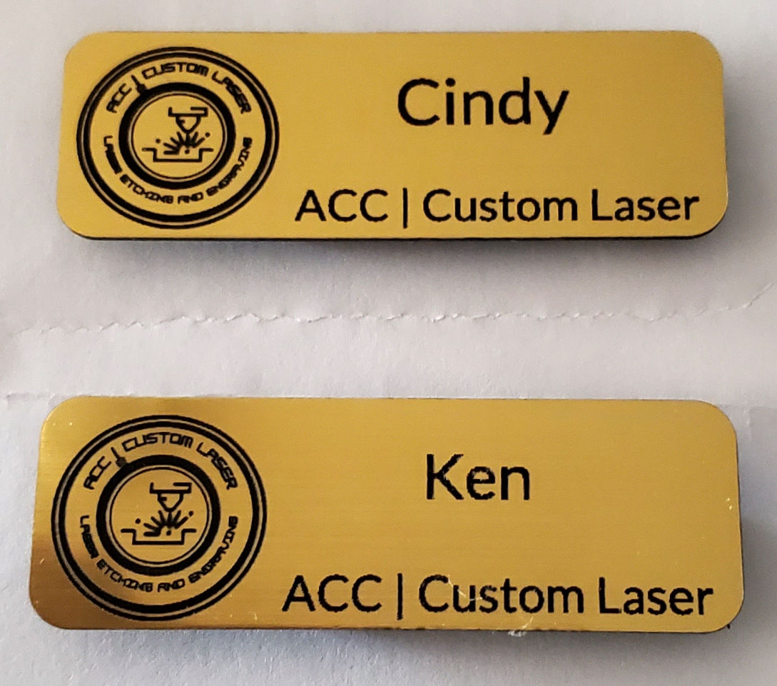 Magnetic Name Tag Bedge