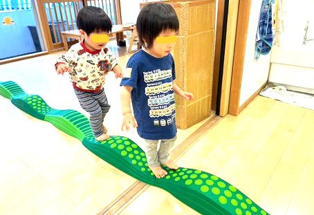 ウェイブバランス上手に渡れたよ!