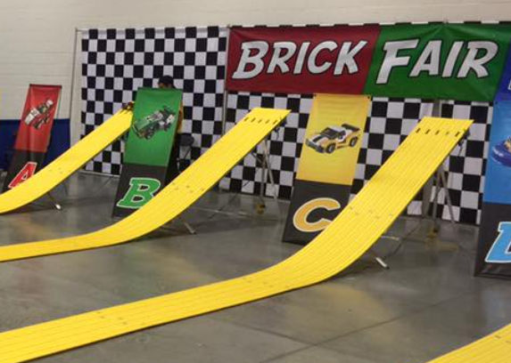Car built out of LEGO bricks