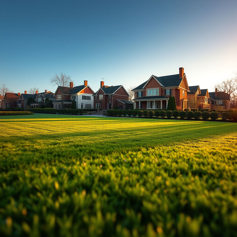 A large perfect lawn, nicely trimmed. Highly realistic, taken by a high quality dslr camer