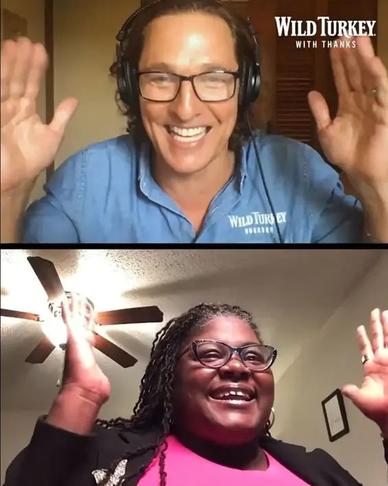 Shawana interview with wild turkey