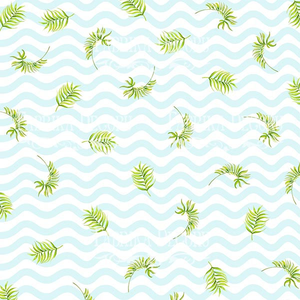 Миниатюра: Набор скрапбумаги "Tropical paradise", 30,5x30,5см, Фабрика Декору