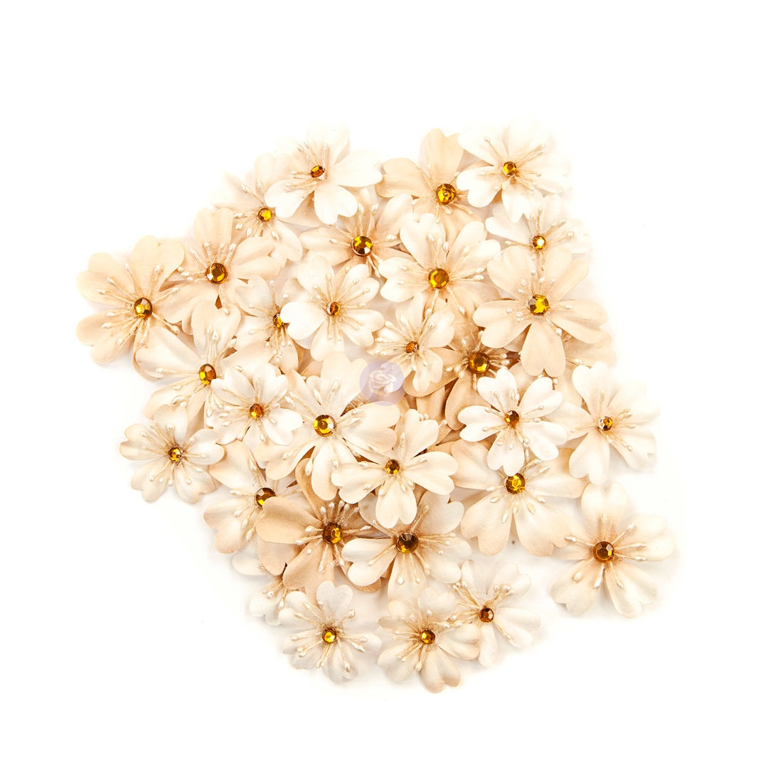 Набор цветов Pretty Pale Flowers - Meadows Prima Marketing Flirty Fleur