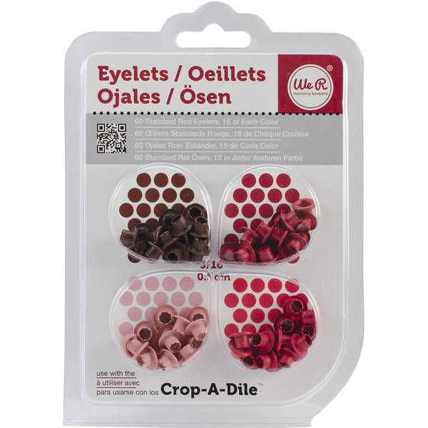 Люверсы Eyelets Standard - Pink— We R Memory Keepers