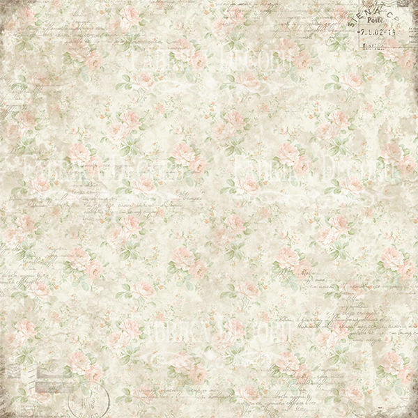 Миниатюра: Набор скрапбумаги "Letters of Love", 20x20 см, Фабрика Декору