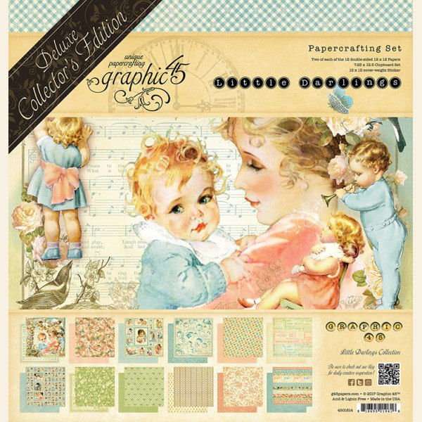 Набор бумаги  "Little Darlings" 30x30 Graphic 45