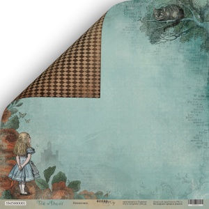 Лист двусторонней бумаги 30x30 от Scrapmir Незнакомец из коллекции Time to Dream