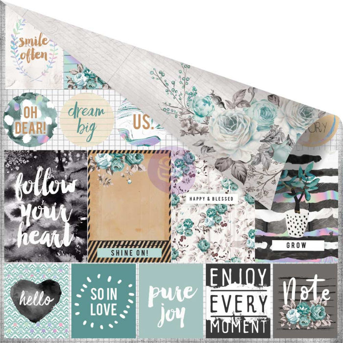 Миниатюра: Набор бумаги двусторонней Zella Teal А4 Paper Pad Prima Marketing