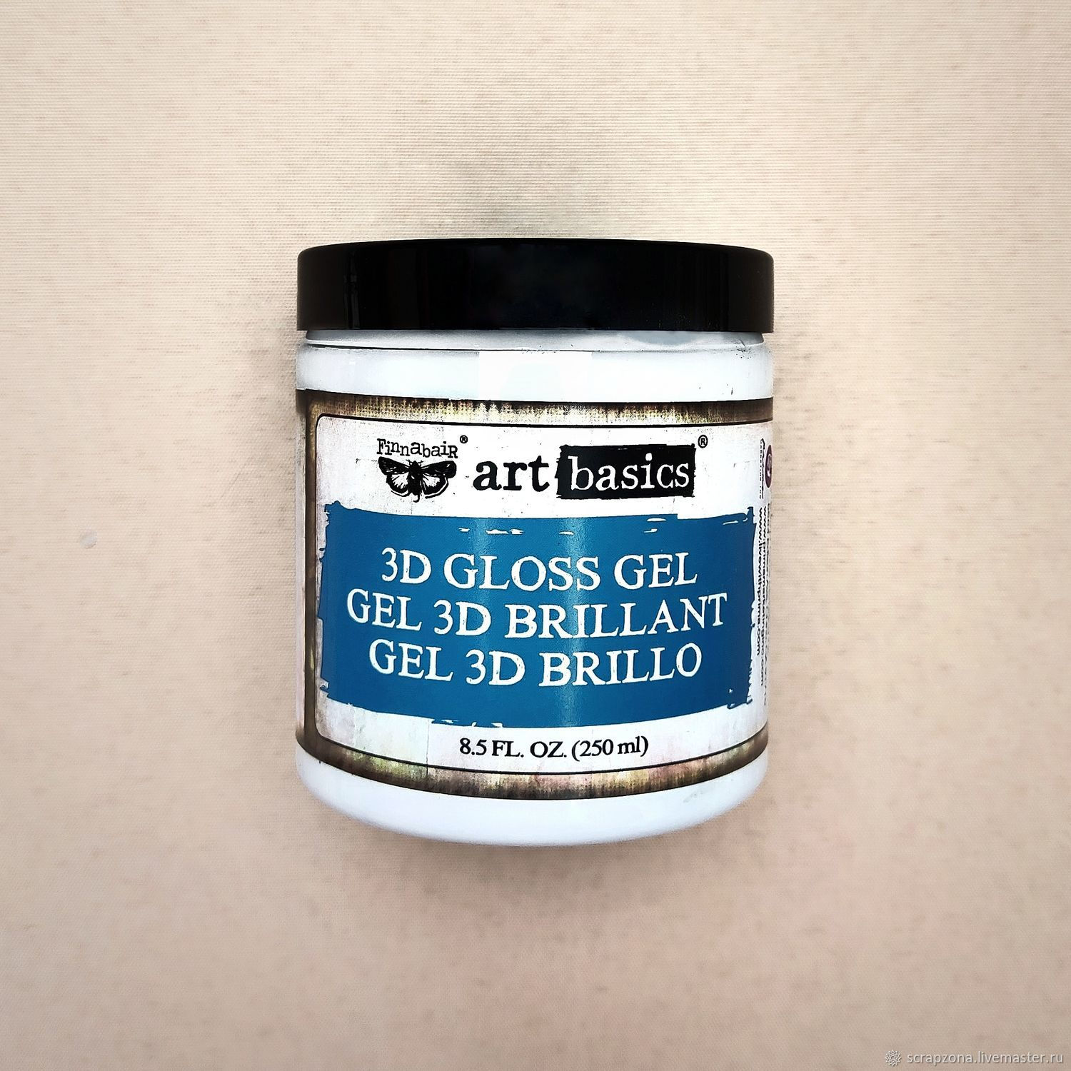 Прозрачный глянцевый гель Art Basics 3D Gloss Gel 250мл от Prima Marketing