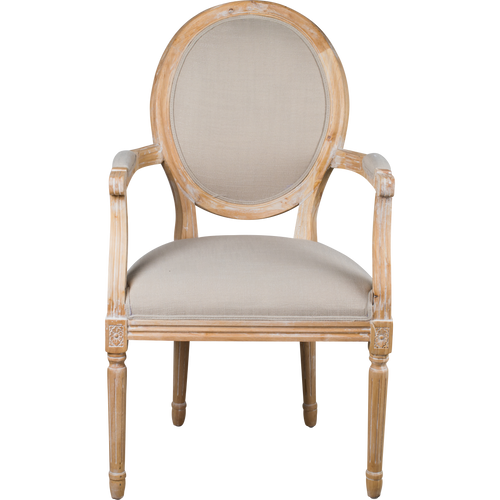 ARM CHAIR GARCON OVAL Blueprint Studios Event Rentals