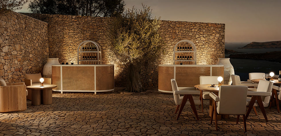 Coastal Event Design with bar setting