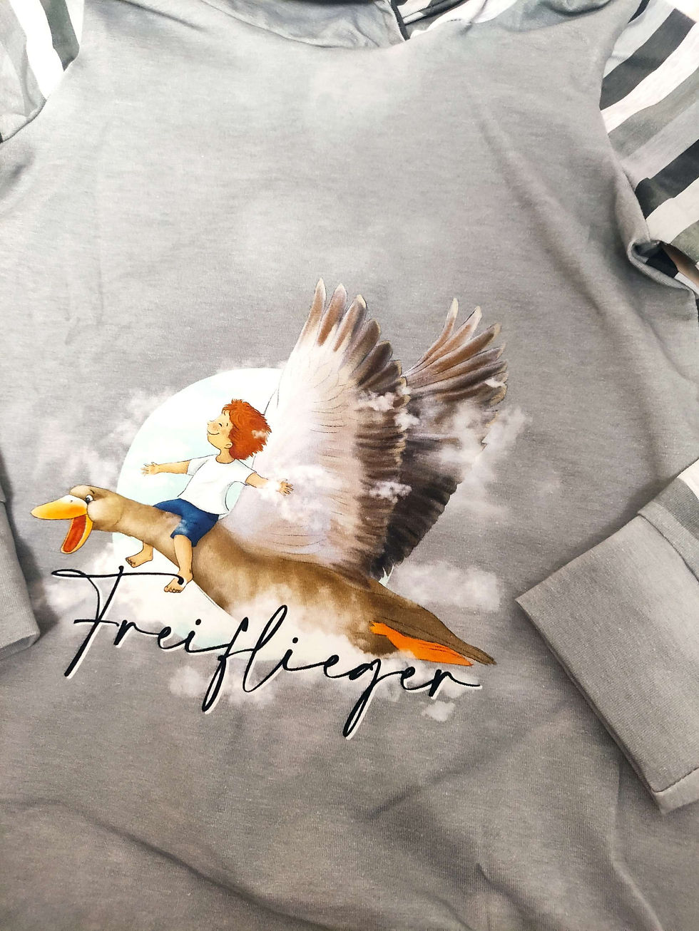 Miniaturbild: Pullover Pulli mit Wickelkragen  Freiflieger Größe 116