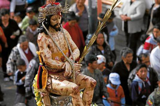 Semana Santa con sabor indígena